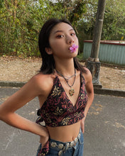 Load image into Gallery viewer, 【Black Jewel 】紗麗後綁帶兩穿上衣